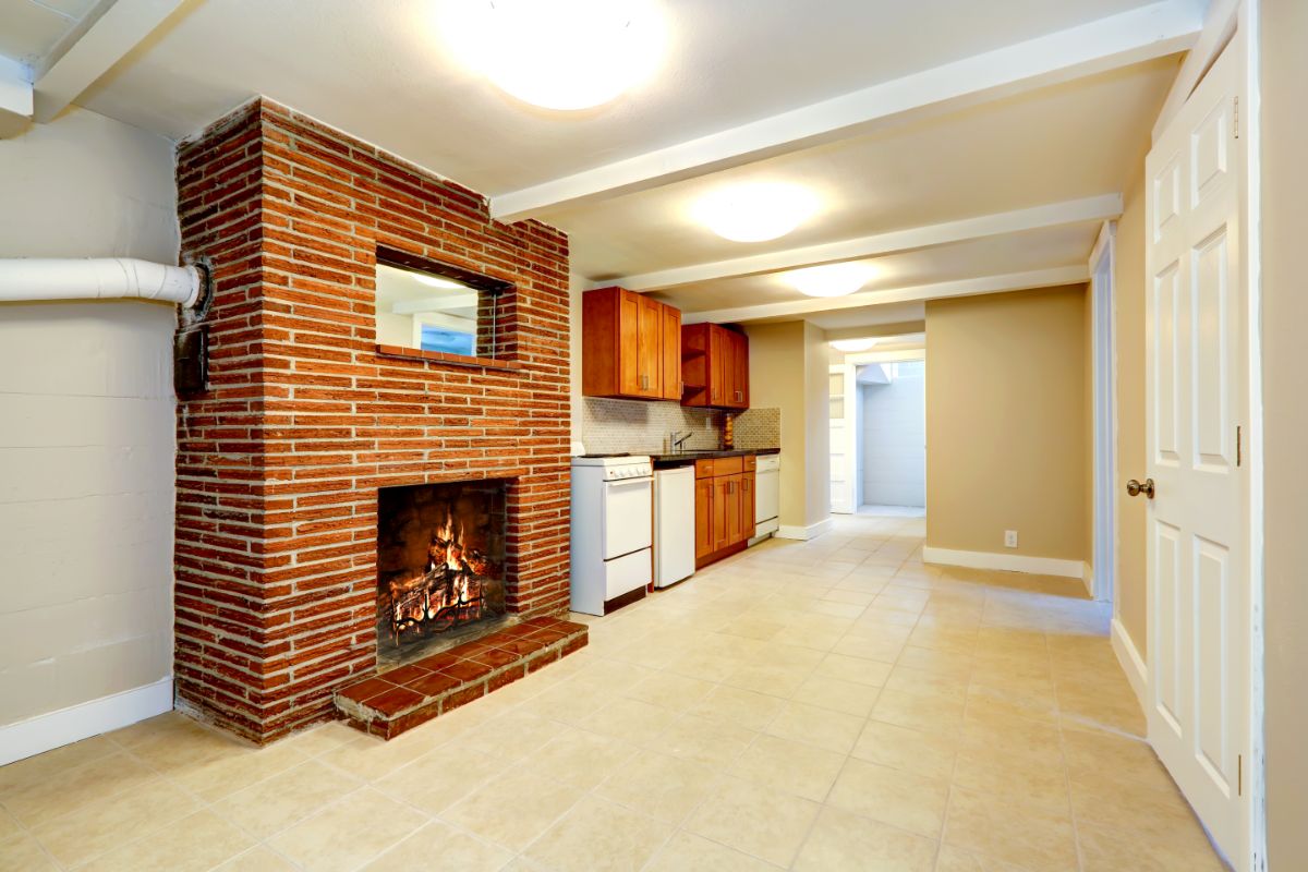 Basement Fireplace Ideas