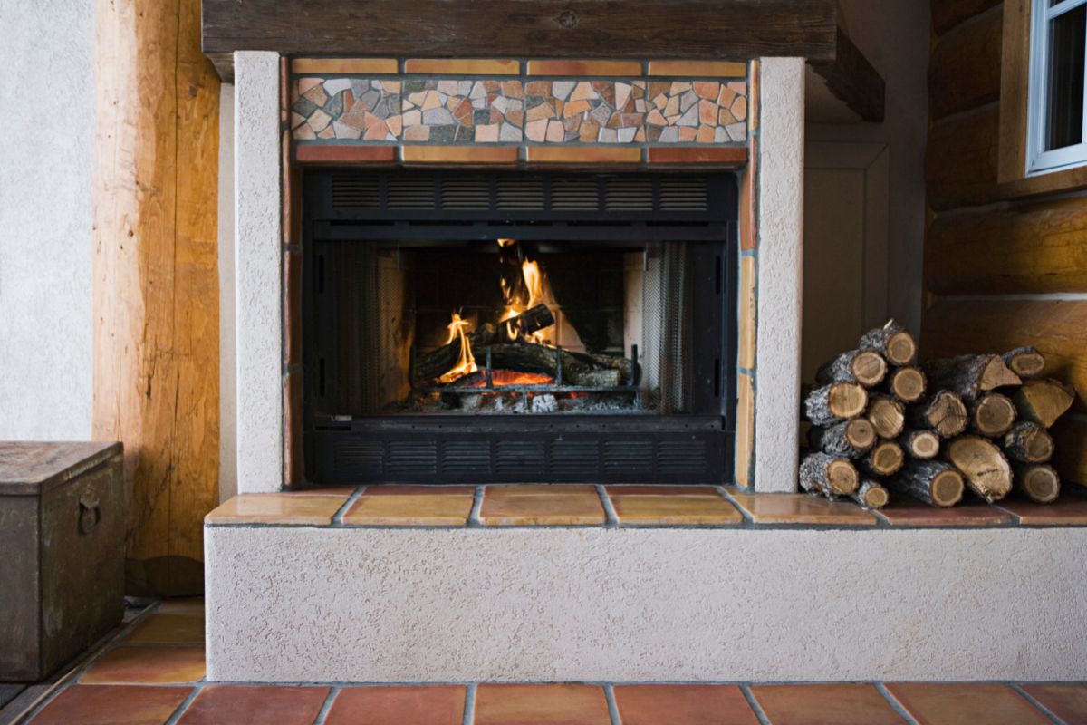 Farmhouse Fireplace Tile Ideas