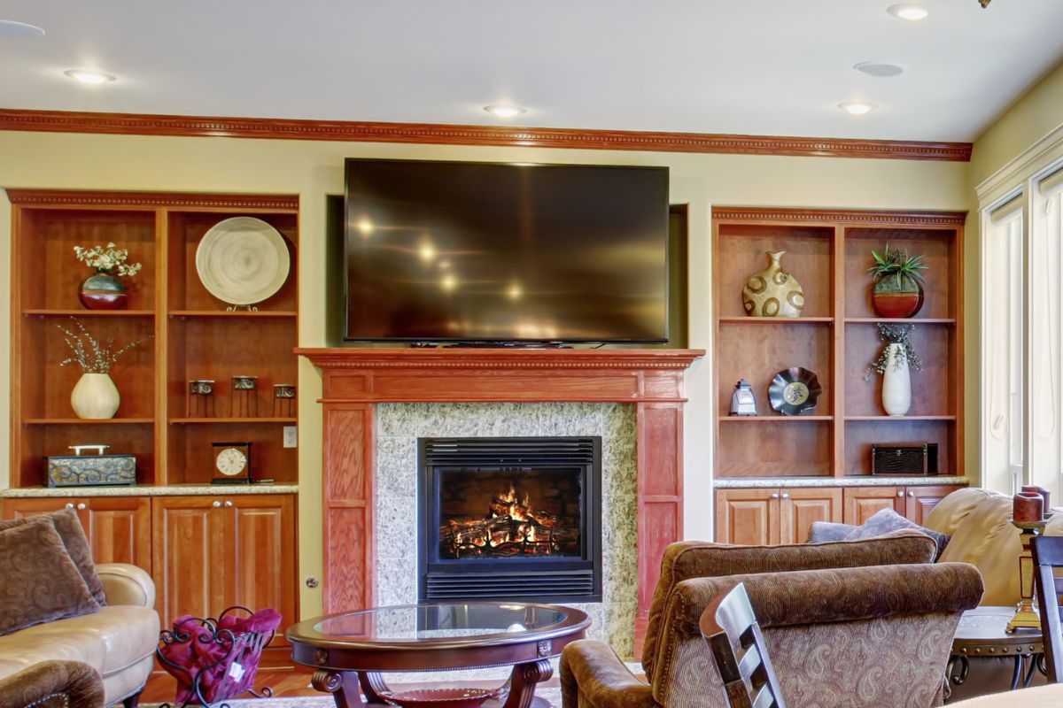 TV Fireplace Wall Unit Designs Ideas