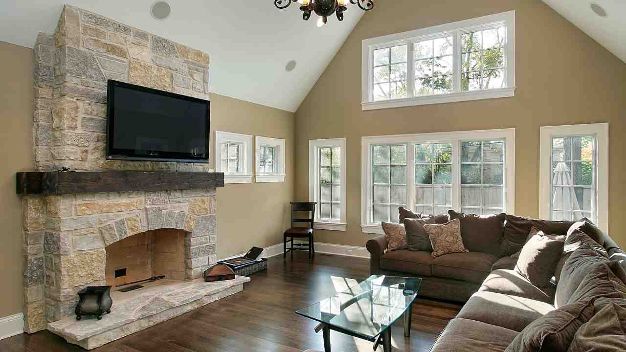 Modernizing a Stone Fireplace: From Old-fashioned to Contemporary ...