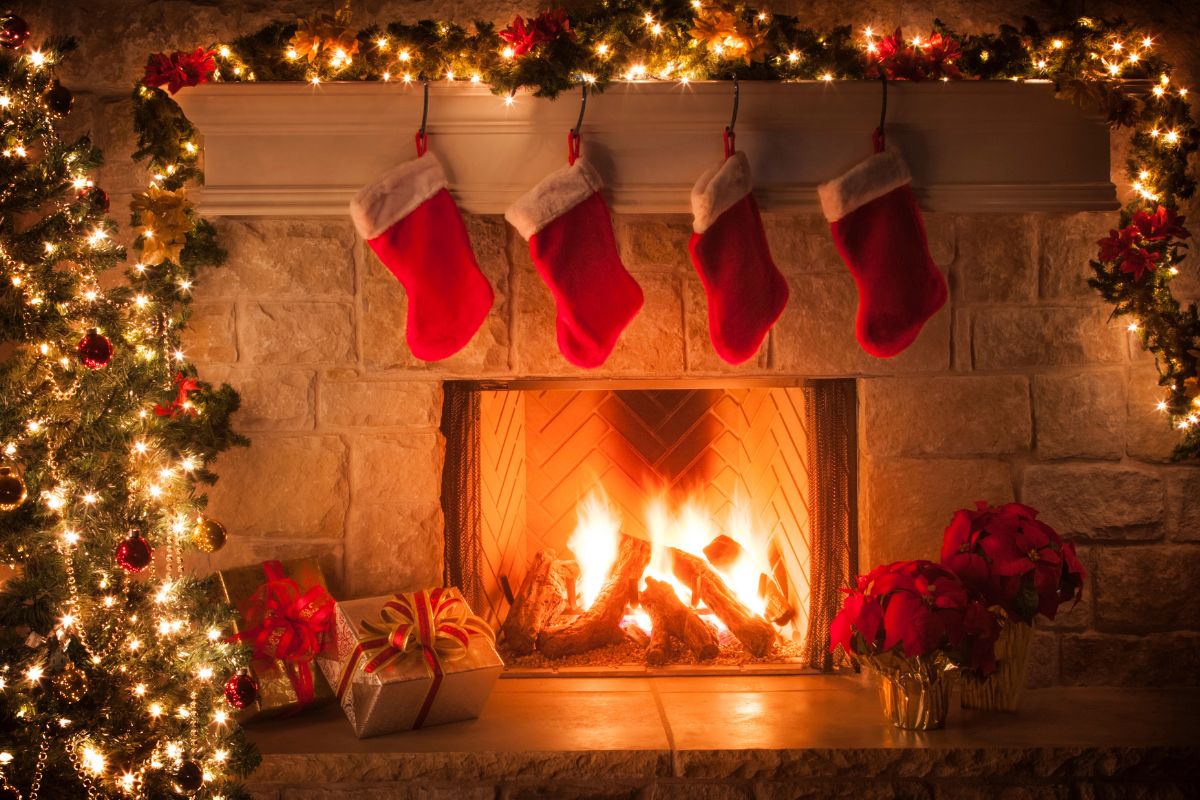 A Festive Touch to Your Fireplace: How to Hang Stockings the Right Way ...