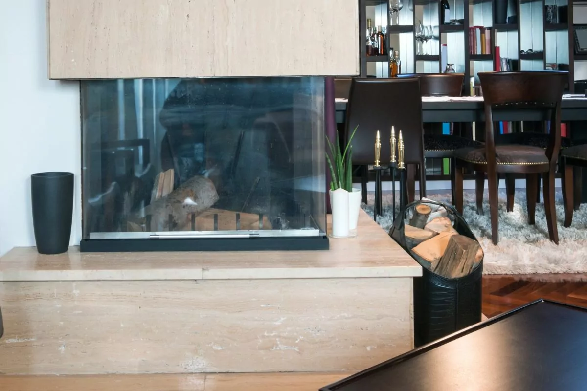 3-Sided Fireplace Ideas